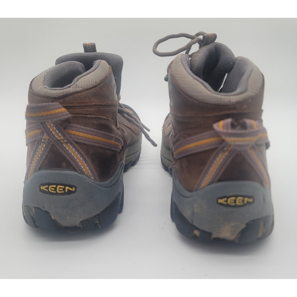 Keen Hiking Boots Size 9 Brown Waterproof Trail Outdoor Shoes - Picture 3 of 7